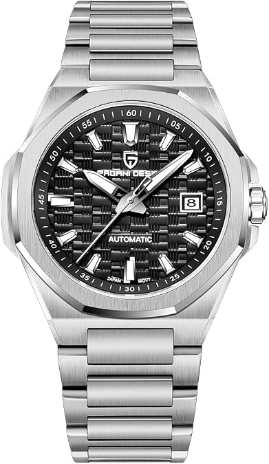 LACZ DENTON Pagani Design Watches for Men Automatic Watch Waterproof 100M Men Mechanicla Watches Fashion Luminous Japan 8215 Movement
