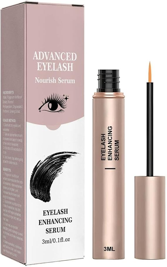 Natural Lash Extension Serum, Eyelash And Eyebrow Enhancing Serum, Longer Eyelashes and Eyebrows, Moisturizing Eyelash Treatment To Enhance Lash Strength (1)
