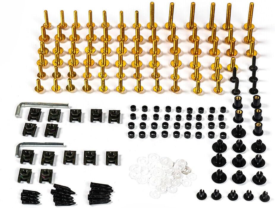 Fairing Complete Bolts Kit Screws for Kawasaki ZZR250 ZZR-400 Z400 Z650 Z800 Z900 Aluminum Fasteners Hardware Clips