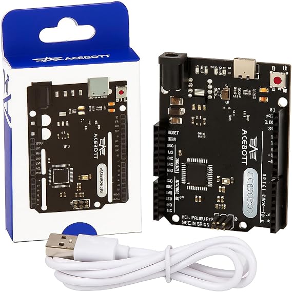 ACEBOTT Leonardo R3 Microcontroller Development Board with USB Cable Kit Compatible with Arduino IDE Project