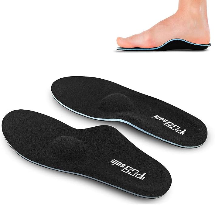 PCssole Orthotic Insoles Flat Feet Support for Heel Pain Plantar Fasciitis Insoles for Sports Leisure Work