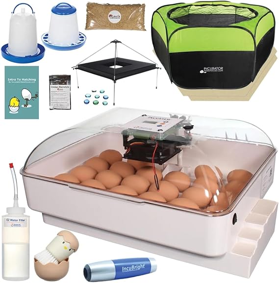 IncuViewTM 3 Pro All-in-One Egg Incubator and Brooding Ultimate Combo Kit