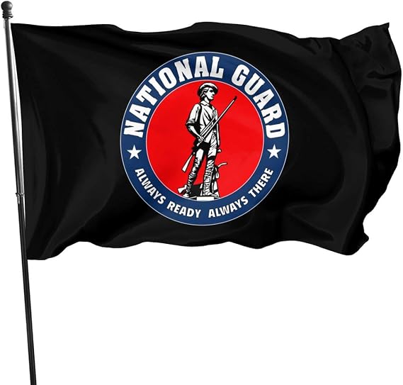 Air National Guard 3x5 Foot Flags Outdoor Flag 100% Single-Layer Translucent Polyester 3x5 Ft