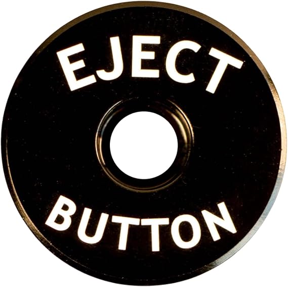 Bike Headset Cap "EJECT BUTTON", Bicycle Stem Caps, MTB Road BMX