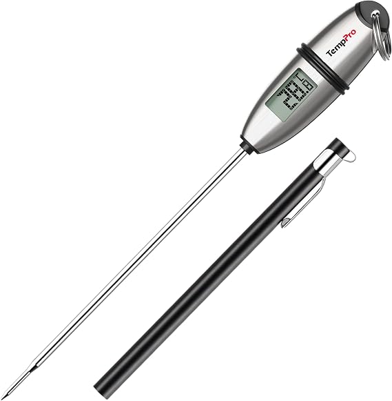 TempPro TP02S Instant Read Kitchen Thermometer in 1-3 Seconds