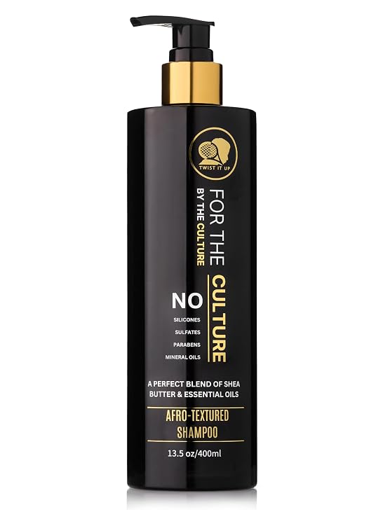 Twist It Up Curly Hair Shampoo with 20 Natural Ingredients, Sulfate Free Shampoo for Curly Hair or Afro-Textured Hair, Wavy Hair Shampoo, Afro-Textured Shampoo