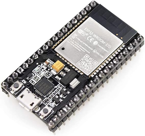 HiLetgo ESP-WROOM-32 ESP32 ESP-32S Development Board 2.4GHz Dual-Mode WiFi + Bluetooth Dual Cores Microcontroller Processor Integrated with Antenna RF AMP Filter AP STA for Arduino IDE