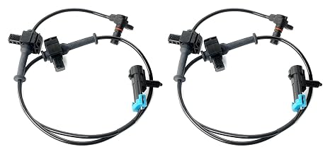 Rear ABS Wheel Speed Sensor Left & Right Compatible with 2007-2013 Chevy Silverado 1500 2500 3500, GMC Sierra 1500, Chevy Cheyenne Replace ALS1757 20938121 10384745 15872664 SU9441 5S7975 2ABS0171