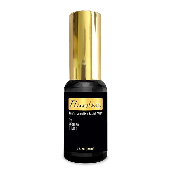 Flawless Face Mist Spray for Women & Men Hydrating Facial Mist with Vitamin C, Niacinamide, Hyaluronic Acid & Retinyl Palmitate Smoothing, Brightening & Firming Appearance 2 fl oz (59ml)