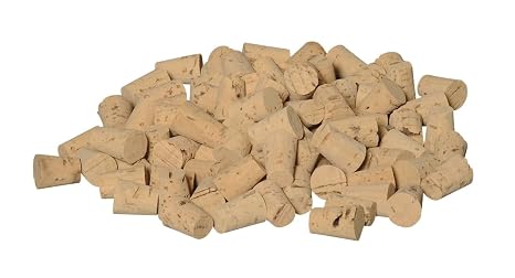 Frey Scientific 586695 Natural Cork, 16mm Top Diameter, 12mm Bottom Diameter, #4 Size (Pack of 100)