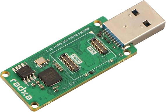 Radxa UFS/eMMC Module Reader for Radxa SBCs, USB 3.0, PCB Module