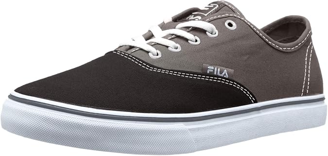 Fila Women's Classic Canvas Casual Sneakers, Black Canvas, 6 M