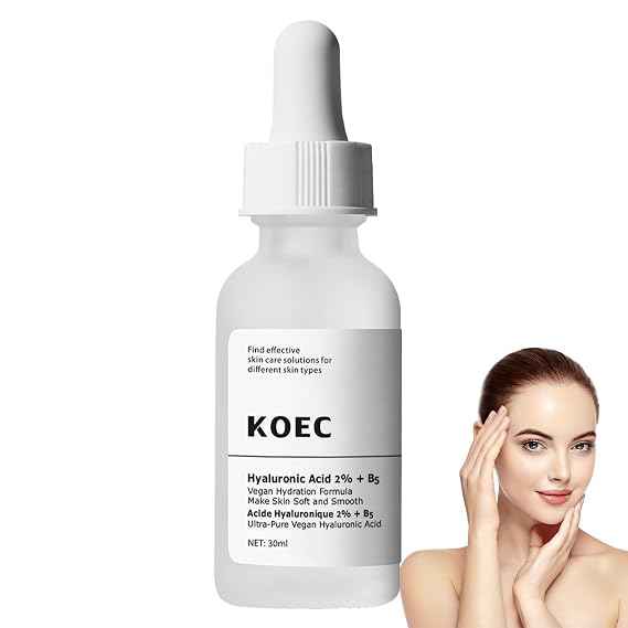 Hyaluronic Acid 2% + B5, Hyaluronic Acid Ultra Hydrating Serum for Face, Face Serum for Women Plump and Smooth Skin, Anti Aging, Skin Care 30ml
