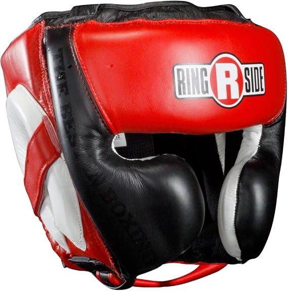Ringside Mexi-Flex Headgear Black/Red, Large/X-Large