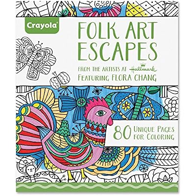 Crayola Folk Art Escapes Coloring Book