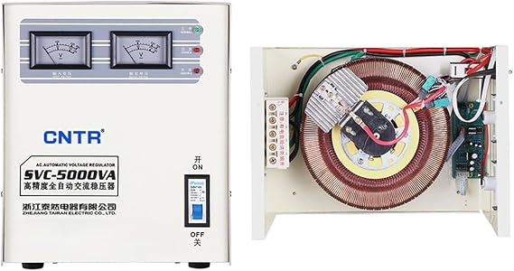 Electronic Voltage Stabilizer, Fully Automatic Voltage Stabilizer, Voltage Stabilizer, 220V Household High Power Refrigerator Computer TV Ac Voltage Stabilizer,5000W