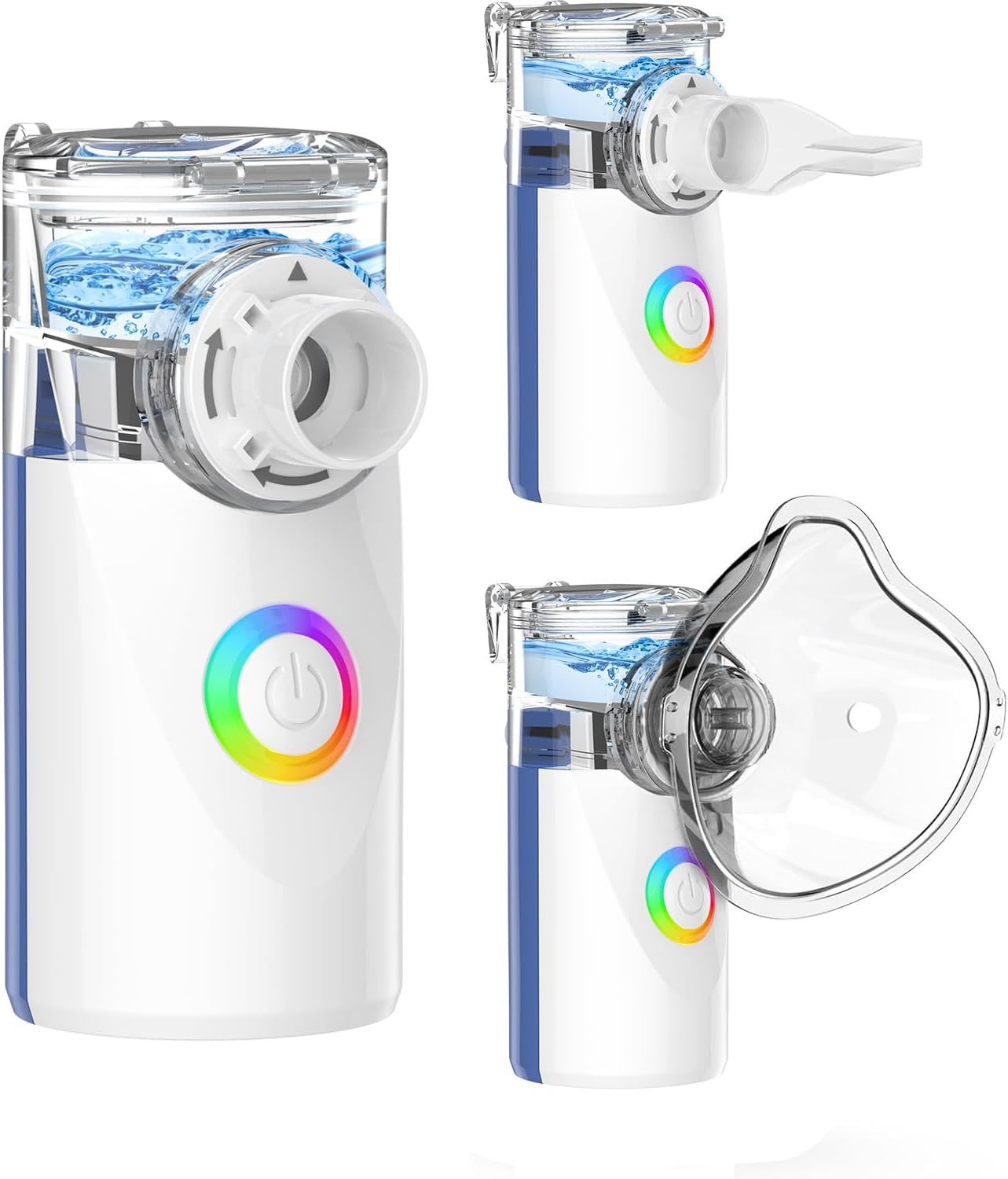 Household Ne-bulizer - Mist Machine Rechargeable Ne-buliser Handheld Portable Mist Machine (Blue)