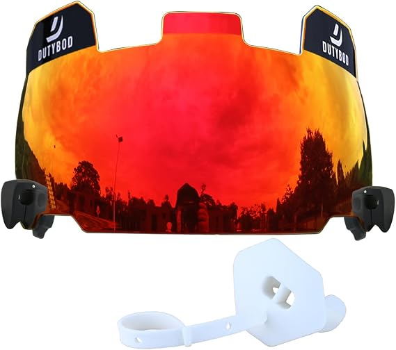 Football Visor Shield, Clear Scratch-Resistant for Helmet - Fits Adult & Youth Helmets