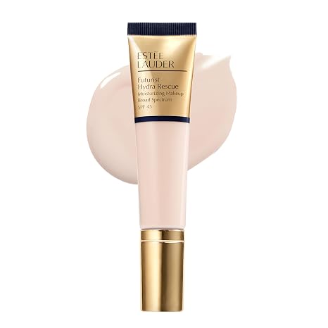 Estee Lauder Futurist Hydra Rescue Moisturizing Foundation Makeup SPF 45 for a 12-Hour Glow, 1.2 Fl Oz