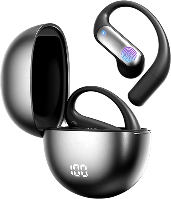 AI Language Translator Earbuds OWS 3 in 1 Translator Earbuds 144 Languages Accents for iOS and Android Travel Business Meetings Learning, Two Way