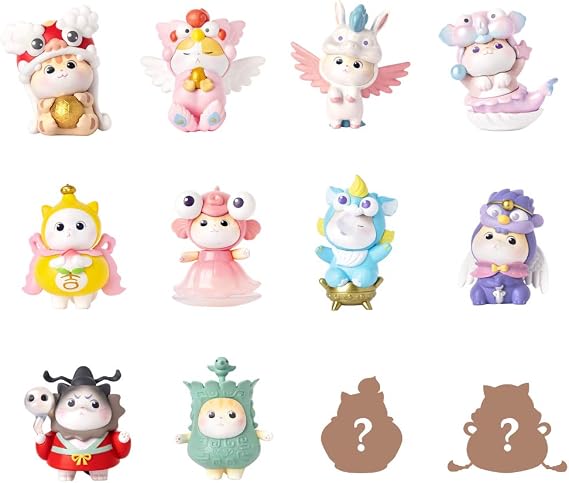 The Palace Museum TaoBao cat Cute Figure Toy Ornaments (10PC Fullset)