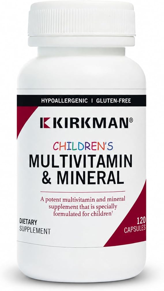 Kirkman Children's Multivitamin & Mineral Supplement, 120 Veg Capsules