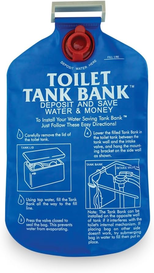 Niagara Conservation Water Saving Toilet Tank Bank