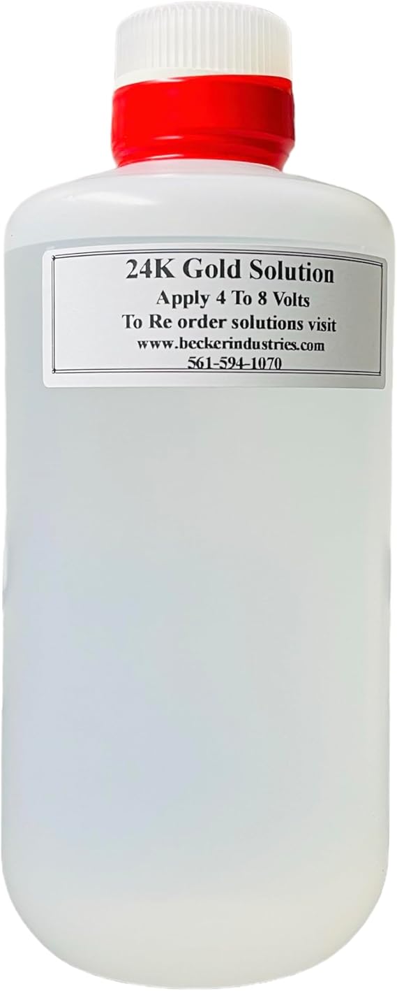 24k Gold Plating Solution, for Bath Electroplating.