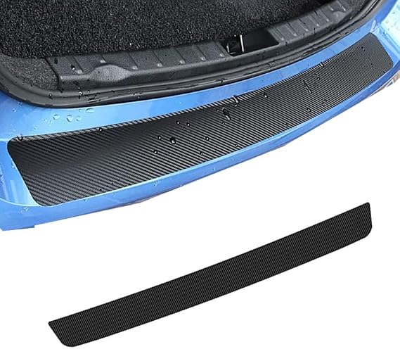 Rear Bumper Protector for Chevrolet Silverado EV Crew Cab 2023-2026, Car Trunk Door Entry Guard Anti-Scratch Sill Plate Cover Tailgate Scuff Guard Trim Strip