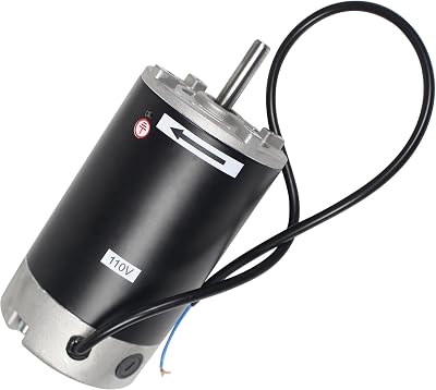 Mini Metal Lathe Motor 750W 110V,M10 Shaft Brushed DC Spindle Low Noise 6000rpm Large Torque Motor for 210 8x16 Lathes 220x400 220x600 220x750 Metal Lathe Part Accessories Replacement