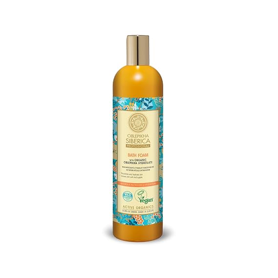 NATURA SIBERICA Oblepikha Nutrition and Hydrate Bath Foam, 550 ML