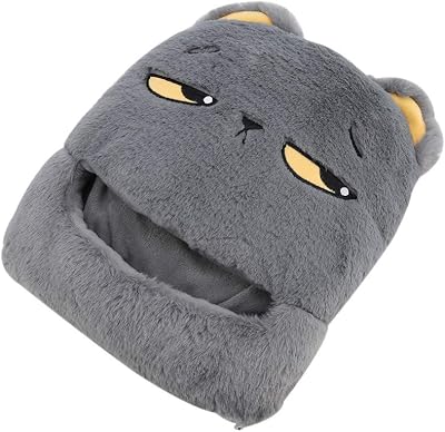 Tyenaza USB Foot Warmer Heated Foot Warmer Fashionable Cartoon Electric Heating Slipper Shoe for Home Travel Office
