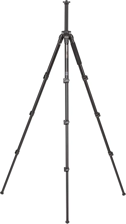 Benro Adventure Aluminum Series 2 Tripod, 4 Section, Flip Lock Legs with HD2A 3-Way Pan/Tilt Head, 61.4" Maximum Height, 26.5 lb. Load Capacity- Black (TAD28A)