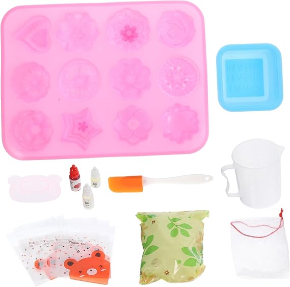 Handmade Soap Making Supplies Beginner Home DIY Kit with Tools