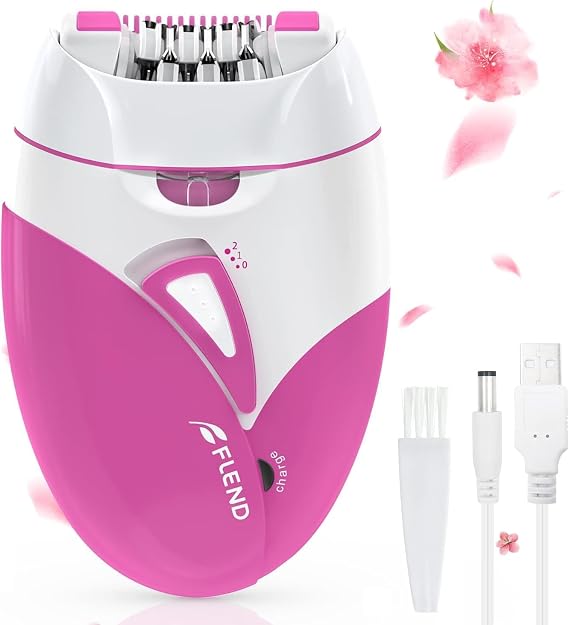 Epilator, 2 Speed Setting of Smooth Glide Face Ep-ilator for Women, E-pilator Hair Remover for Women Face Legs Bikini Area Arms Legs