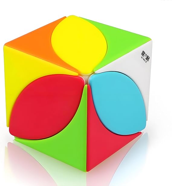 SUN-WAY Ivy Magic Cube Maple Leaf Speed Cube Skewb Cube Puzzle Toys