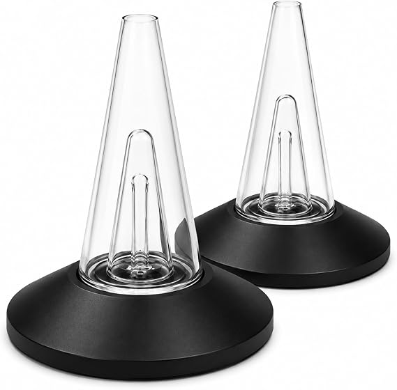 Puffco Peak & Peak Pro Glass Stand (2 Pack) Secure Display and Storage Base 4" Wide, Click-In Fit
