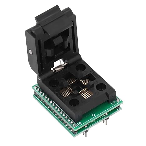 High Quality TQFP32 to DIP32 Programming Socket PCB, with 2.54mm Pin Pitch, Ideal for DIY Projects and Testing