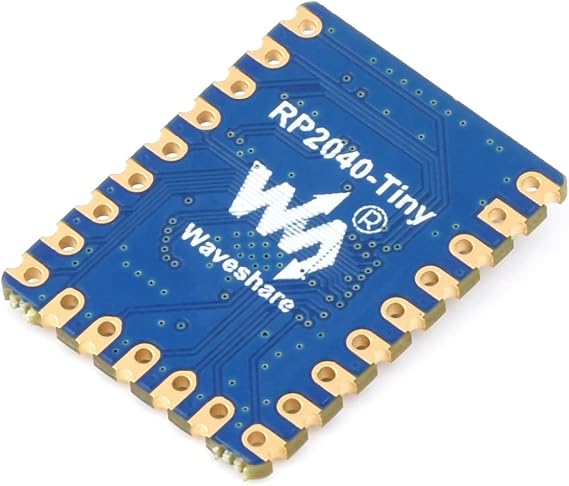 Waveshare RP2040-Tiny Development Board, Raspberry Pi Microcontroller Development Board, Based On Official RP2040 Dual Core Processor
