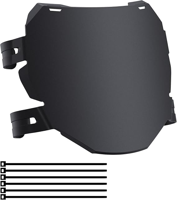 Downhill Electric Bike Number Plate Fit for Q20, S1/S2/Y1/RX, X1S/X/X2,MX3/MX4/MX5, ,Pro SS/SR/S, Black