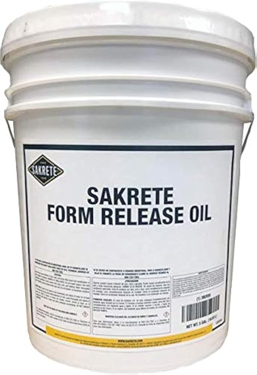 Sakrete Form Release Oil,Pail,White,5 gal 120044-1 Each