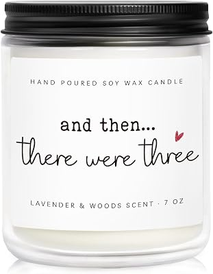 New Mom Gifts, Postpartum Gift for New Moms, Gift for New Moms, New Parents Gifts for Couple, First Time New Mom and New Dad - Lavender Scented Candle 7oz
