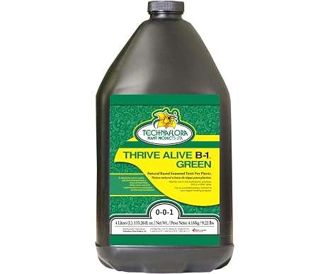 Technaflora Thrive Alive B-1 Green Seaweed Extract Plant Fertilizer 4 L