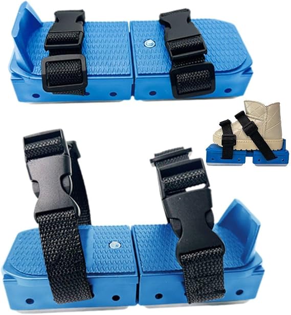 Adjustable Ice Skates Kid's Ice Skating Shoes with Strap Tight Fit Beginner Skating Assistance for 2 to 5 Years Old