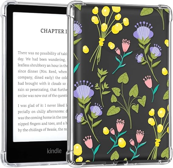 CoBak Case for All New 6 Inch Kindle 2024 and 2022 (11 Generation) - PU Leather Smart Cover, Auto Sleep and Wake, Premium Protective Case for Kindle Basic,Gaseous Argent