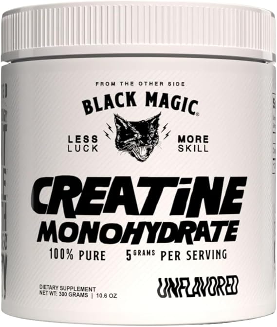 Black Magic, Creatine Monohydrate - Boost Muscle & Performance, 60 Servings