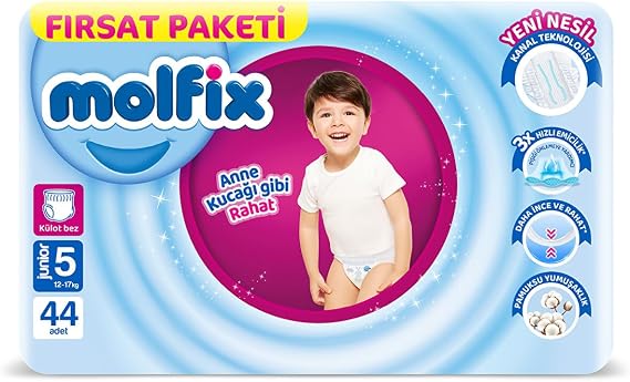 Molfix Help Molfix Panty Cloth Opportunity Junior 5 Size 44 pack