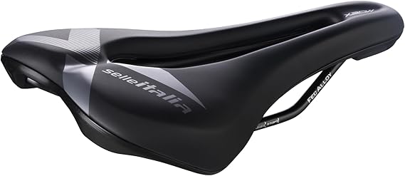Selle Italia X-Bow Superflow Saddle: Black/Black