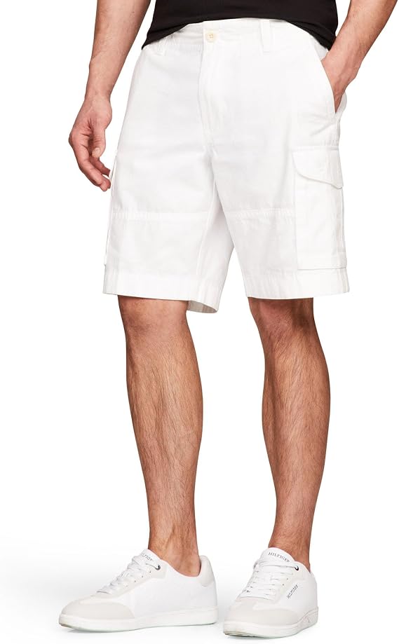 Tommy Hilfiger Men's 6 Pocket Stretch Cotton Cargo Shorts