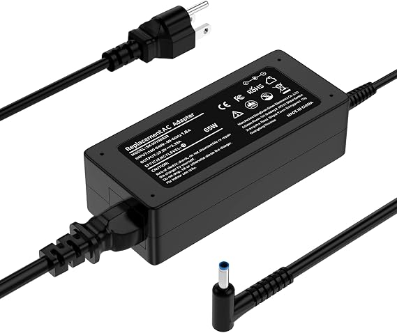 65W Laptop Charger Compatible with HP EliteBook 840 G3 G4 G5 G6 G7 850 G3 820 725 745 755 X360 Probook Charger 640 G5 650 G2 430 440 450 G2 G3 G5 Ac Adapter Notebook Power Supply Cord